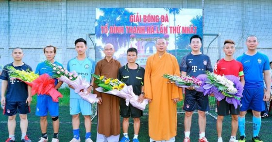 Thanh Hóa: Tổ chức giải bóng đá tổ đình chùa Thanh Hà 3