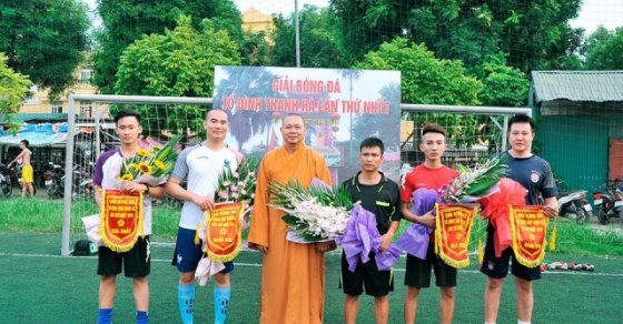 Thanh Hóa: Tổ chức giải bóng đá tổ đình chùa Thanh Hà 9