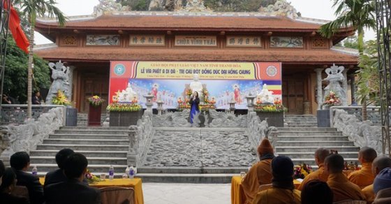 Thanh Hóa: Vía Phật A Di Đà và đúc đại hồng chung chùa Vĩnh Thái 10