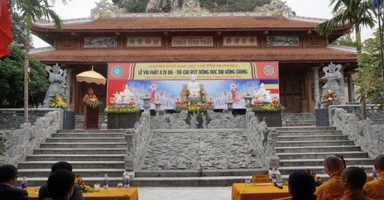 Thanh Hóa: Vía Phật A Di Đà và đúc đại hồng chung chùa Vĩnh Thái 23