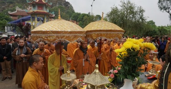 Thanh Hóa: Vía Phật A Di Đà và đúc đại hồng chung chùa Vĩnh Thái 25