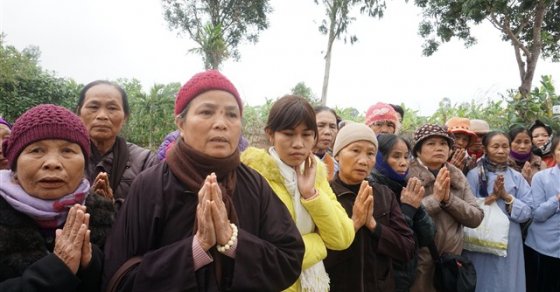 Thanh Hóa: Vía Phật A Di Đà và đúc đại hồng chung chùa Vĩnh Thái 36