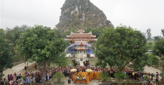 Thanh Hóa: Vía Phật A Di Đà và đúc đại hồng chung chùa Vĩnh Thái