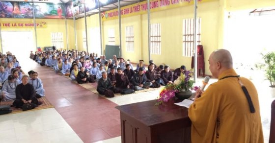 Thọ Xuân: Chùa Linh Cảnh tổ chức khóa tu an lạc  kỉ niệm Phật Thành Đạo 15