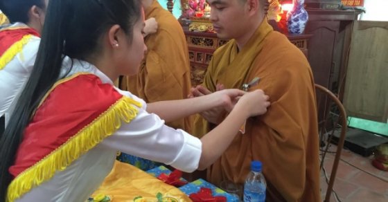 Thọ Xuân:  Rửa chân cha mẹ nhân Lễ Vu Lan – Báo Hiếu tại chùa Linh Cảnh 18