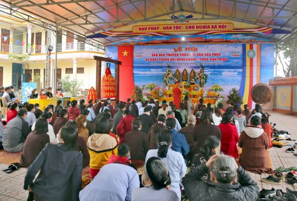 Sầm Sơn: Lễ khai thanh đại hồng chung và Lễ hội truyền thống Cổ oản Cầu Phúc Chùa Khải Minh năm 2022